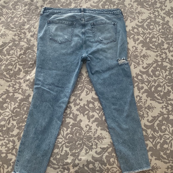 Torrid Distressed Mom Jeans - Light Wash - Picture 2 of 6